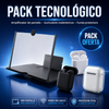 Pack Tecnológico Amplificador Pantalla + Auriculares Inalambricos + Funda
