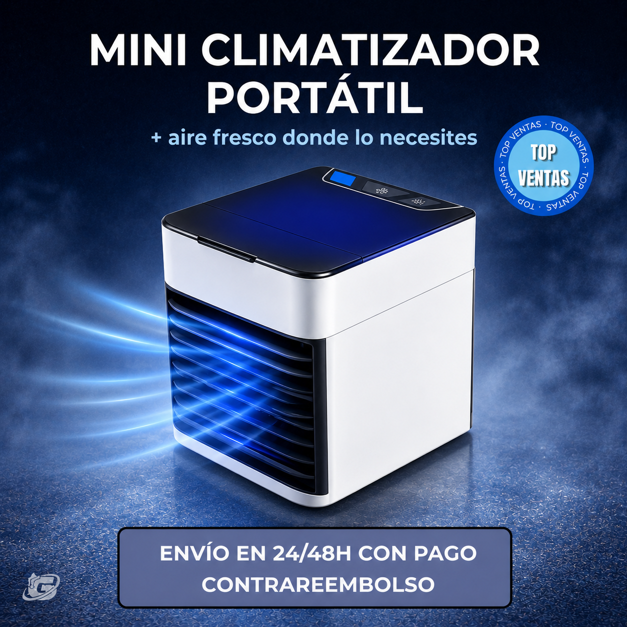 Mini climatizador portátil