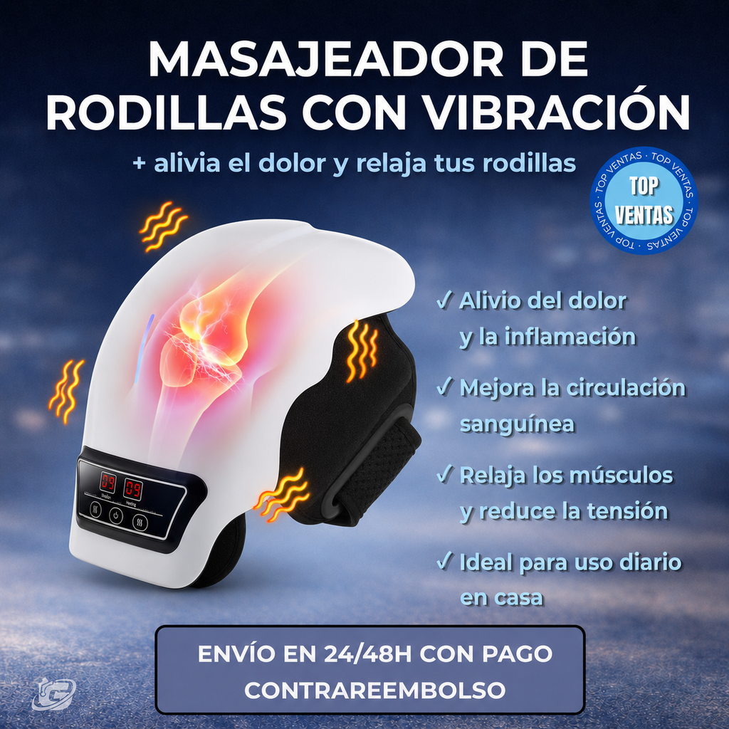 Masajeador de Rodillas con vibración