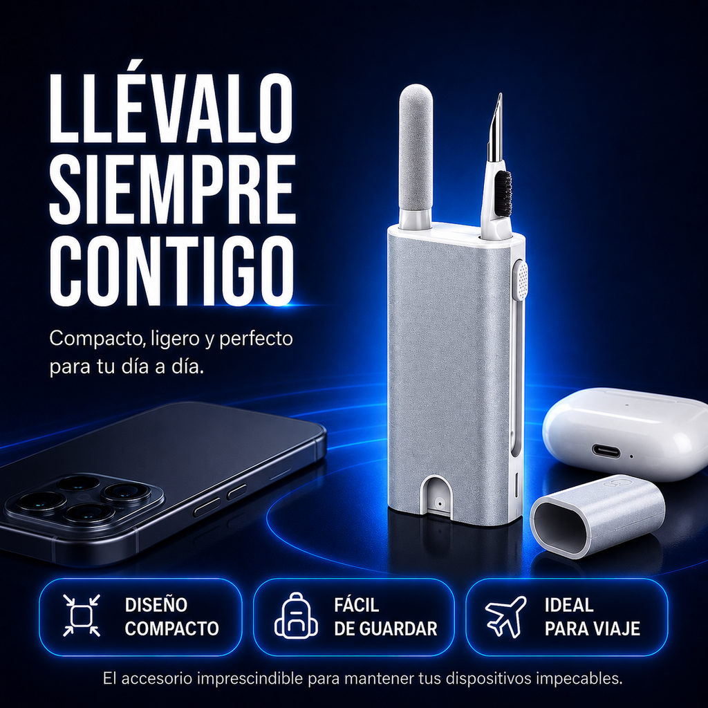 Limpiador Auriculares y móvil 5 en 1