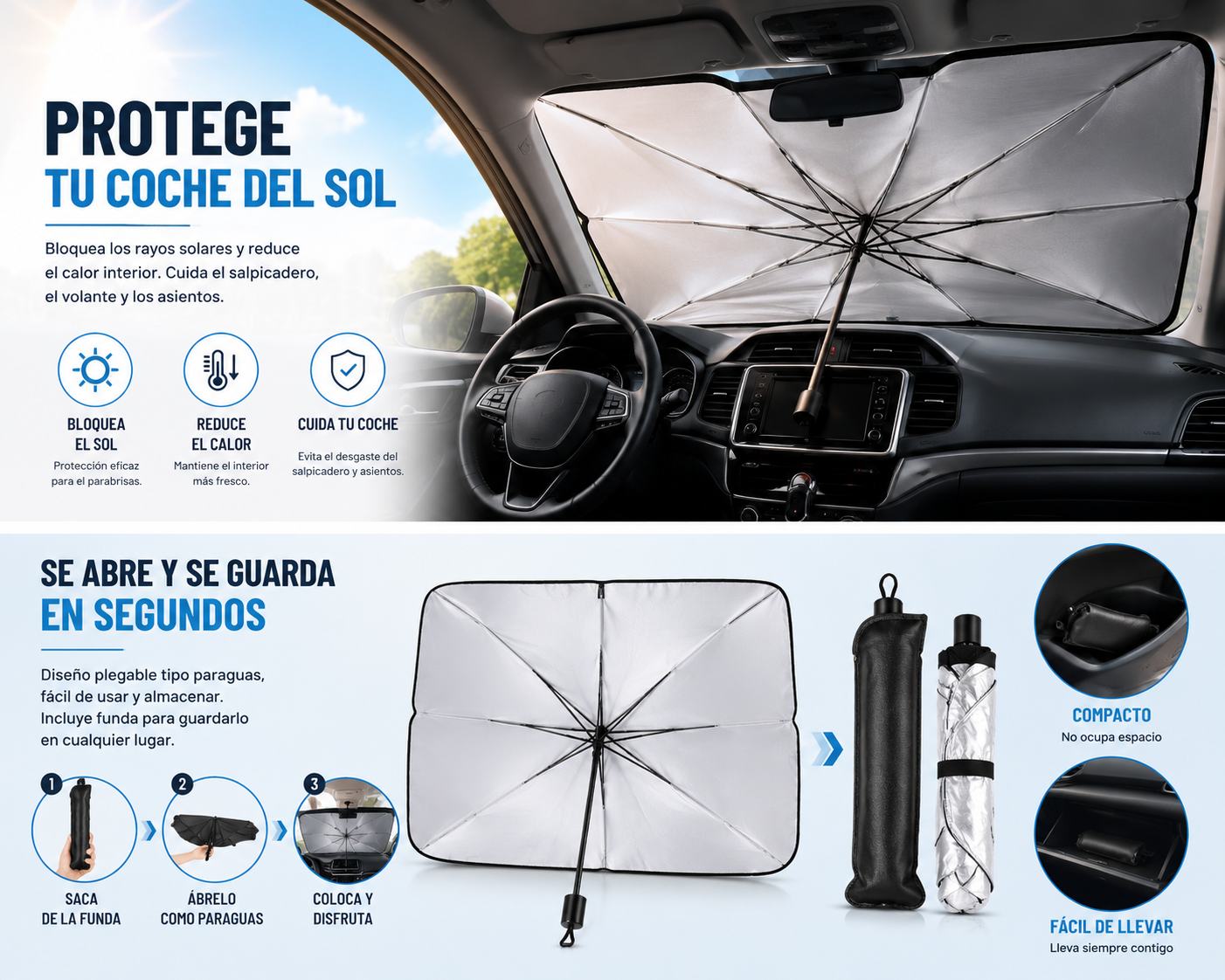 Parasol Plegable Universal