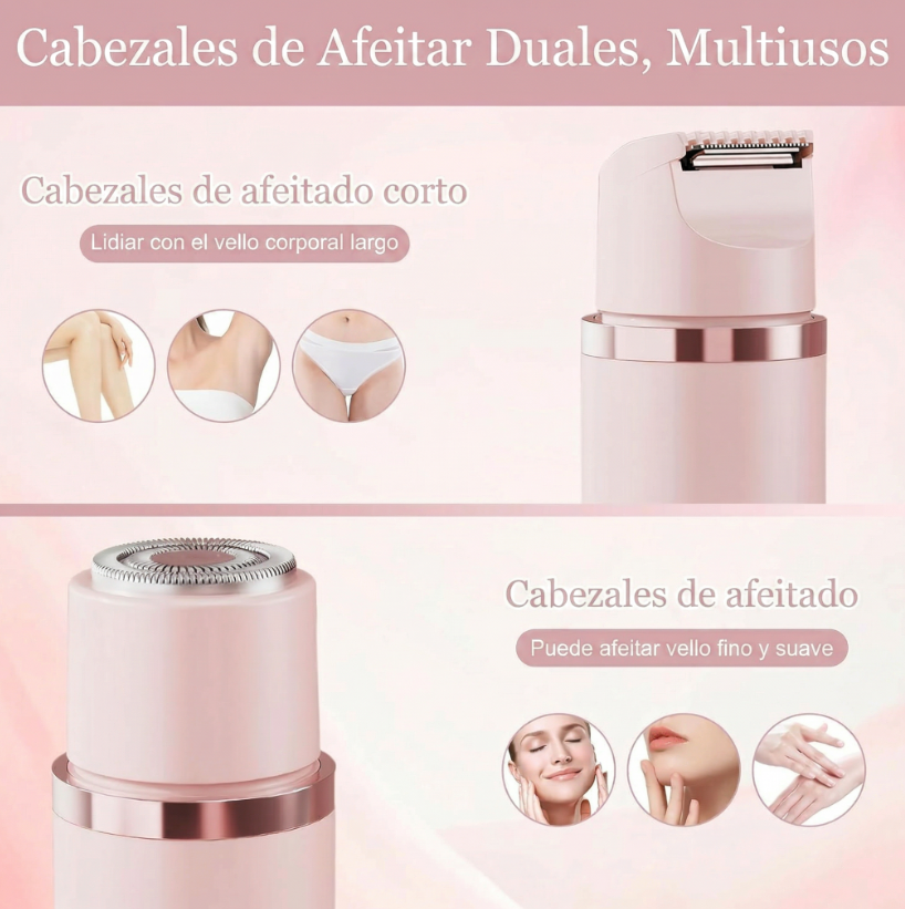 Depiladora eléctrica 2 en 1 - Dual Head