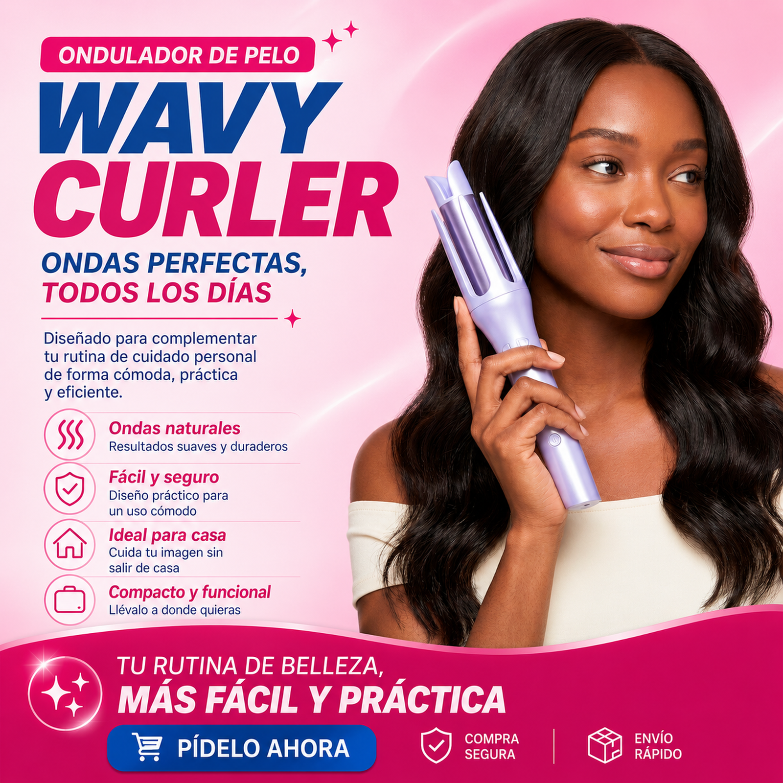 Ondulador de pelo Wavy Curler